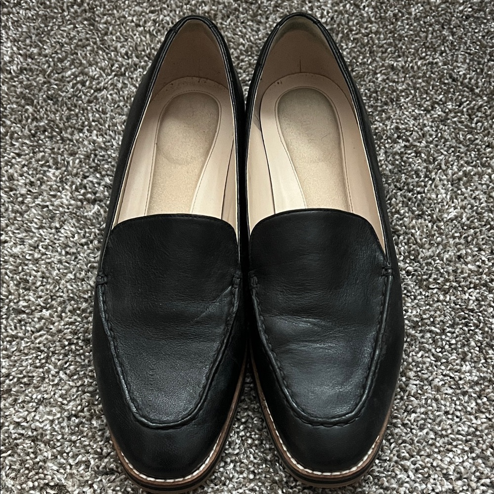 Cole Haan Black Leather Loafers
